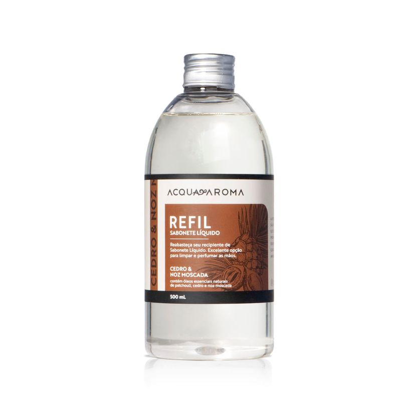 Refil_Sabonete_Liquido_Acqua_Aroma_500ml_Cedro_e_Noz_Moscada