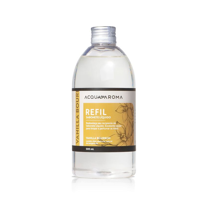 Refil_Sabonete_Liquido_Acqua_Aroma_500ml_Vanilla_Bourbon