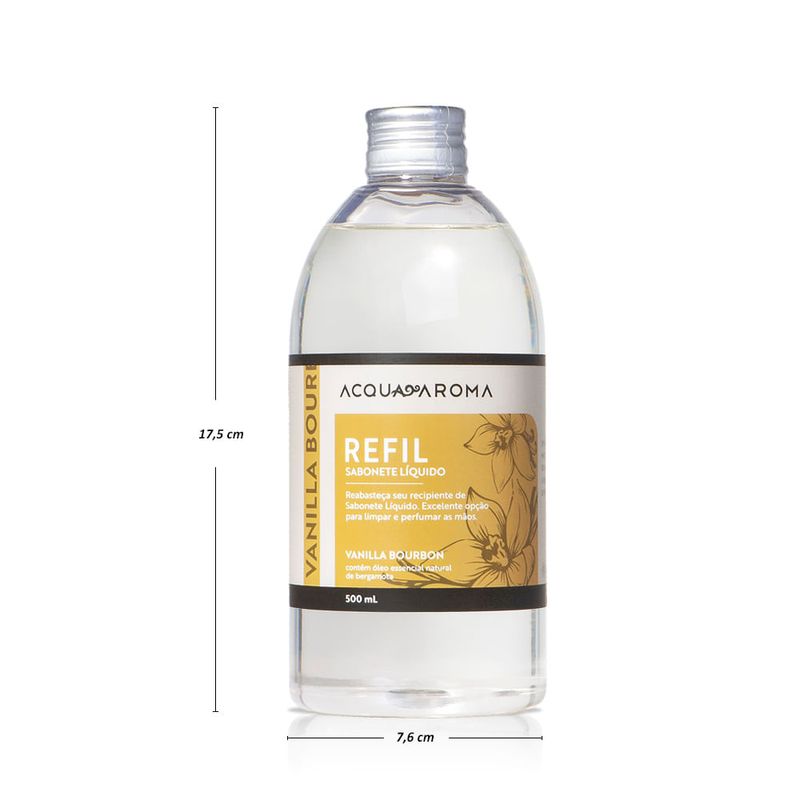Refil_Sabonete_Liquido_Acqua_Aroma_500ml_Vanilla_Bourbon