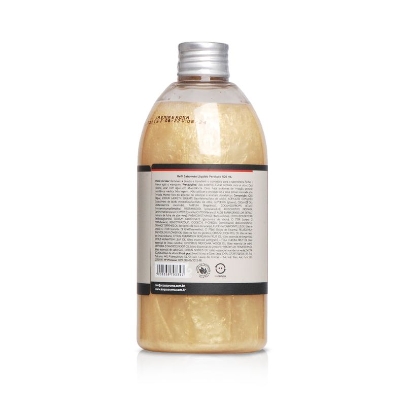 Refil_Sabonete_Liquido_Perolado_Acqua_Aroma_500ml_Jasmim_e_Roma